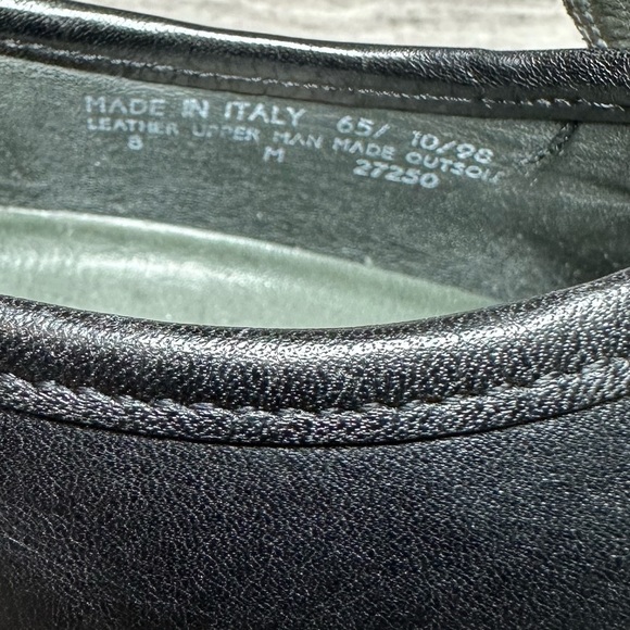 Bostonian Strada Made in Italy Black Loafers Size 8‎ main image 5